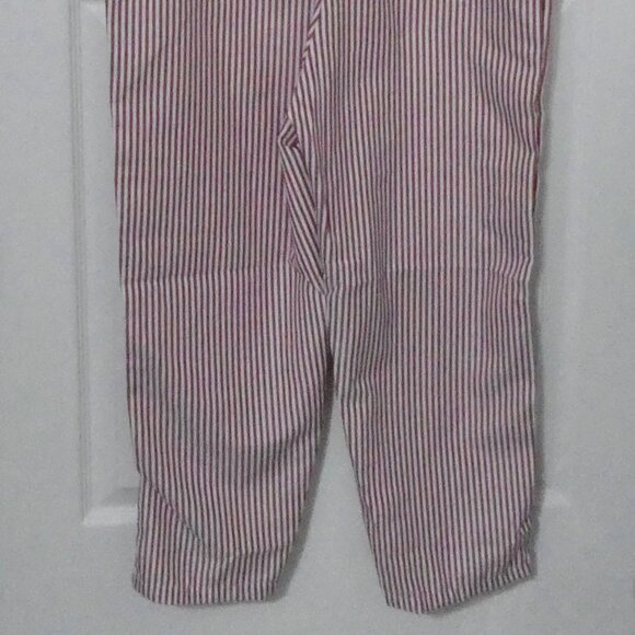 BRAND NEW NWOT TEMU OR SHEIN RUST COLOR STRIPE STRIPED JUMPSUIT - JUNIOR LARGE - Picture 3 of 3